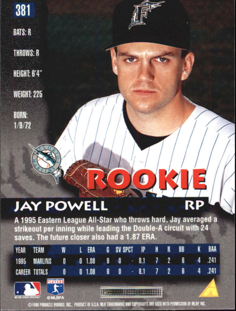 1996 Pinnacle Baseball "Foil" Parallel Cards - Picture 179 of 193