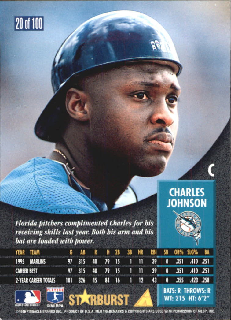 1996 Pinnacle Baseball "Starburst/Artist's Proofs" Parallel Cards - Picture 21 of 81