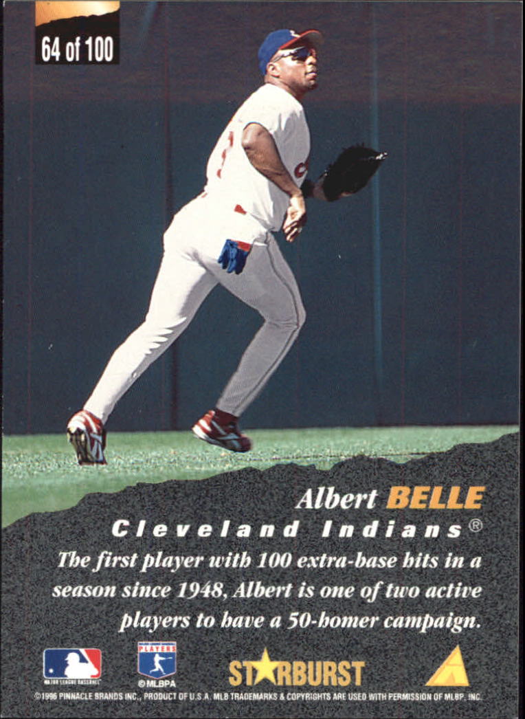 1996 Pinnacle Baseball "Starburst/Artist's Proofs" Parallel Cards - Picture 37 of 81