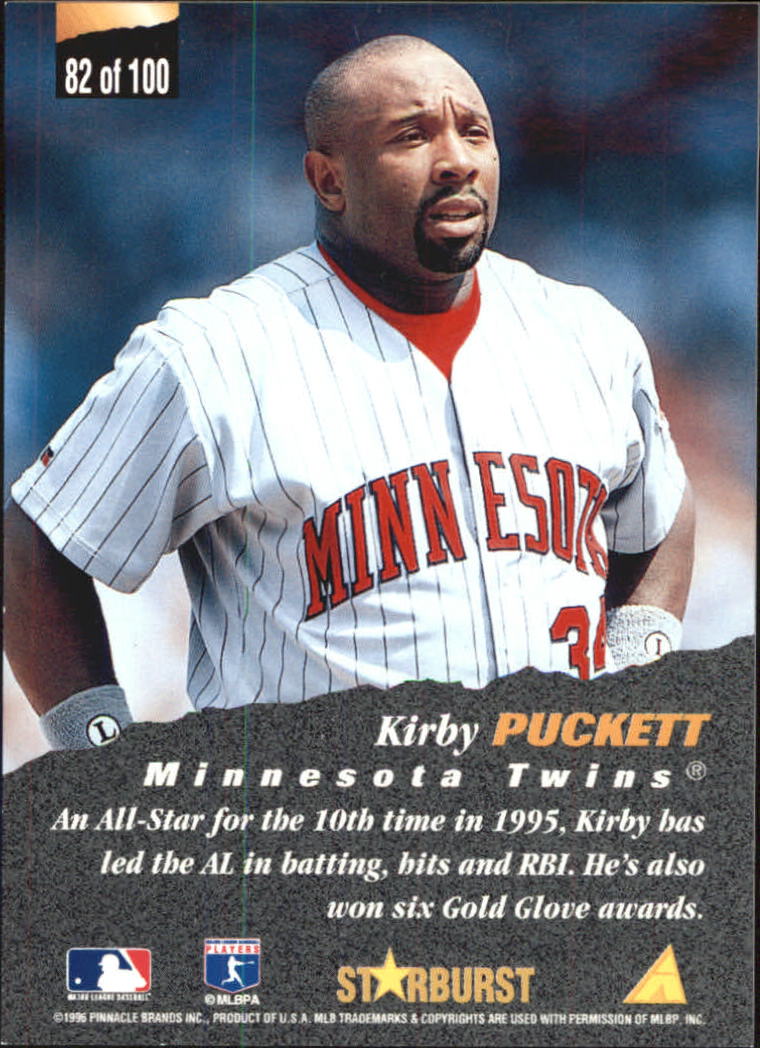 1996 Pinnacle Baseball "Starburst/Artist's Proofs" Parallel Cards - Picture 43 of 81
