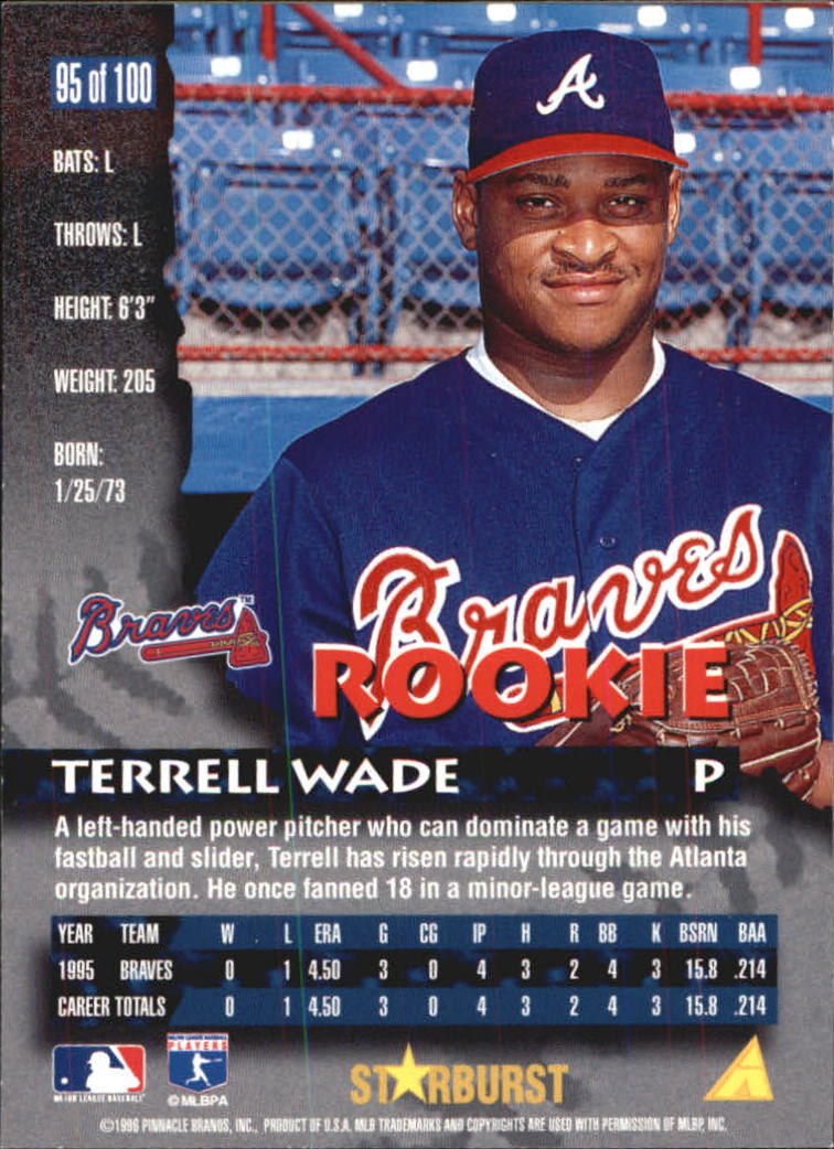 1996 Pinnacle Baseball "Starburst/Artist's Proofs" Parallel Cards - Picture 45 of 81