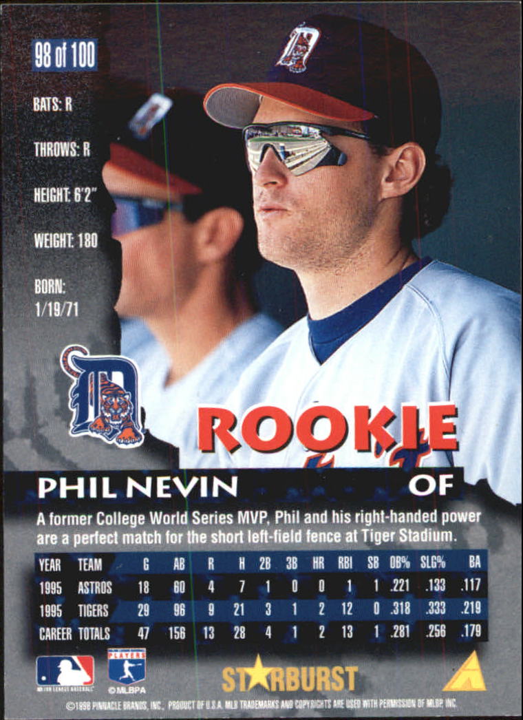 1996 Pinnacle Baseball "Starburst/Artist's Proofs" Parallel Cards - Picture 47 of 81