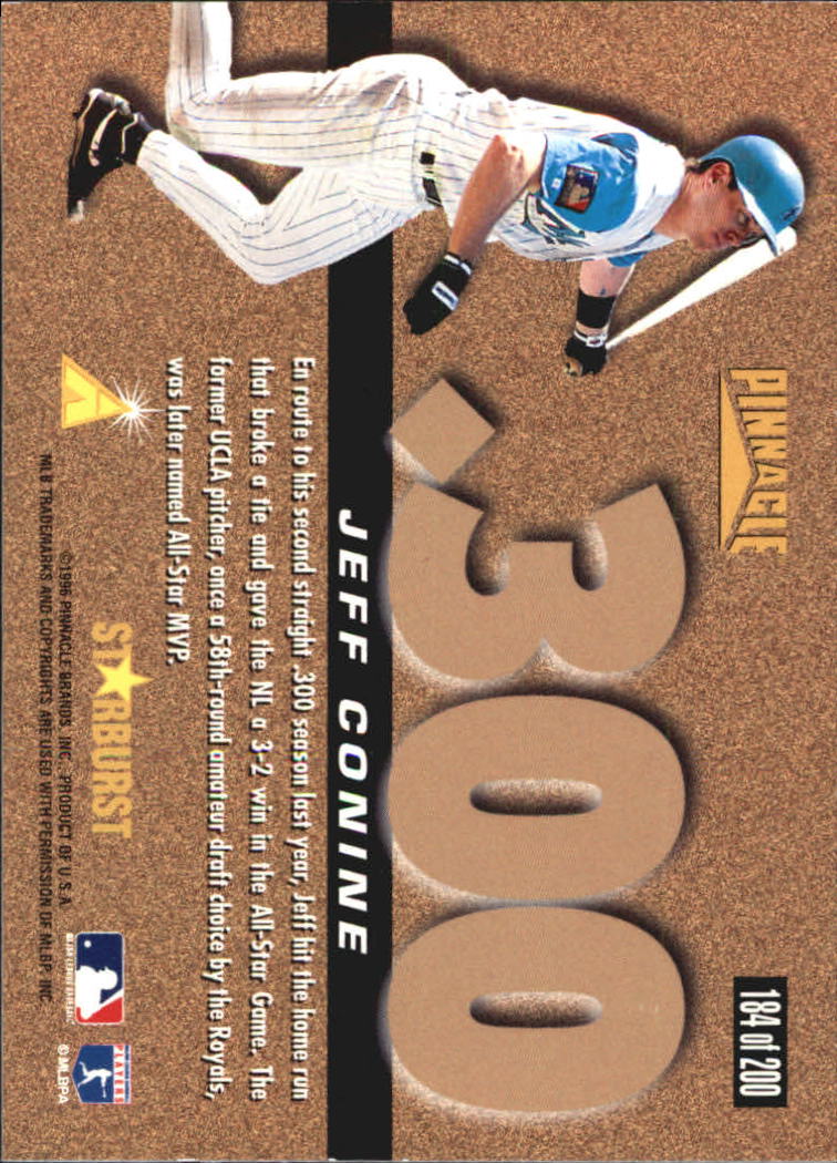 1996 Pinnacle Baseball "Starburst/Artist's Proofs" Parallel Cards - Picture 71 of 81