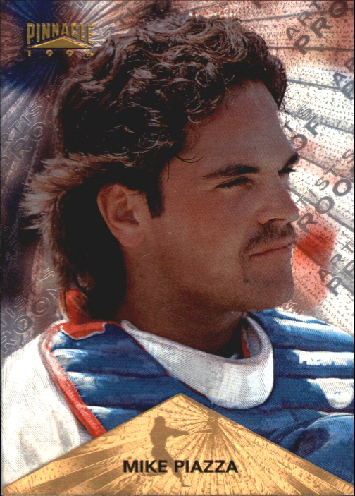  1996 Pinnacle Baseball Card #4 Mike Piazza