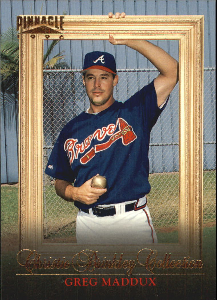 1996 Pinnacle Christie Brinkley Collection #1 Greg Maddux