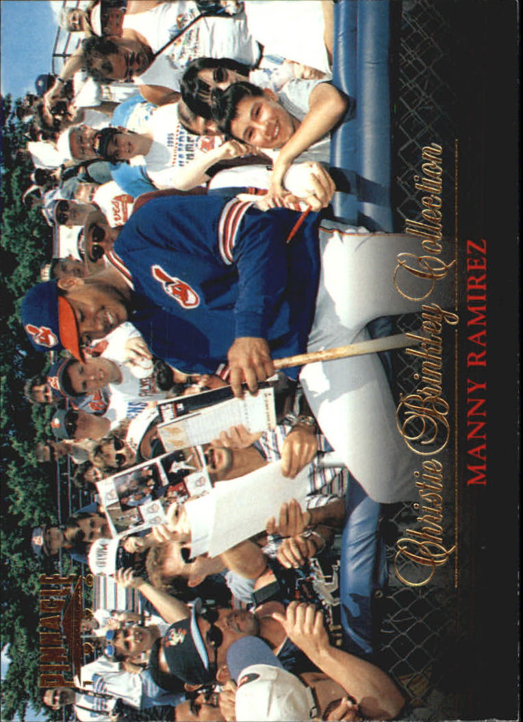 1996 Pinnacle Christie Brinkley Collection #11 Manny Ramirez