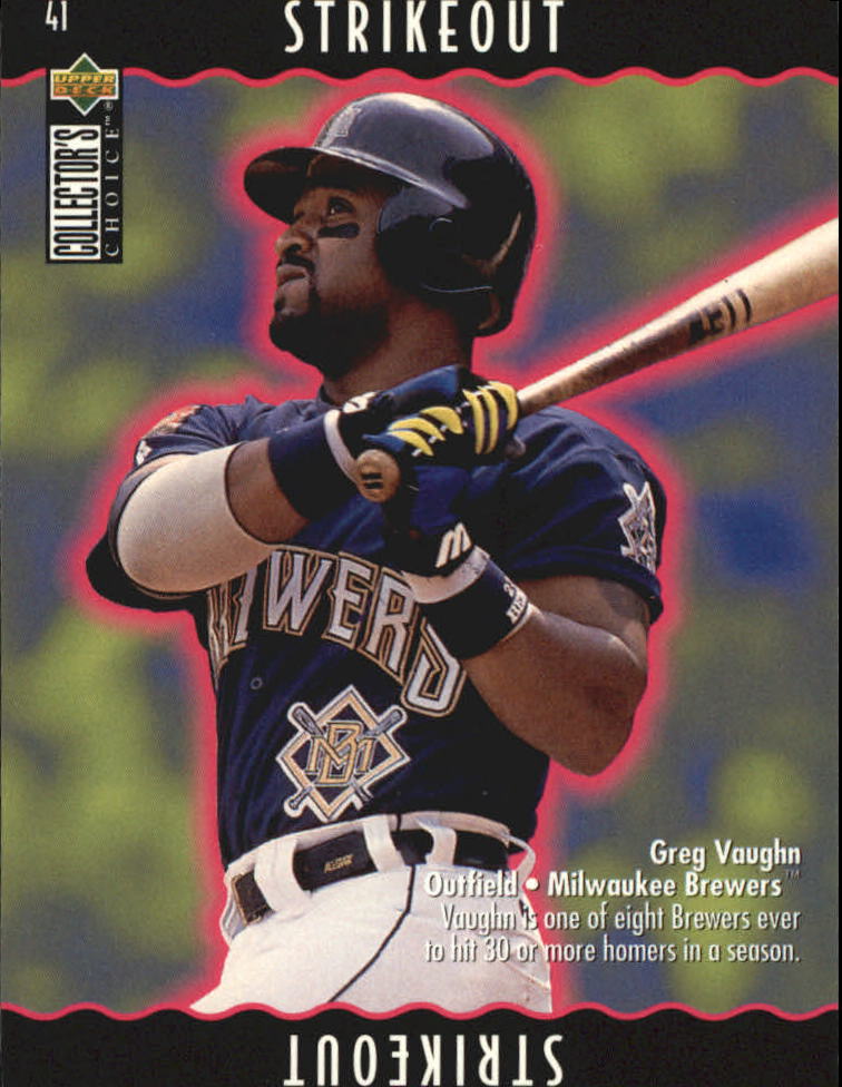  1990 Bowman #396 Greg Vaughn Milwaukee Brewers