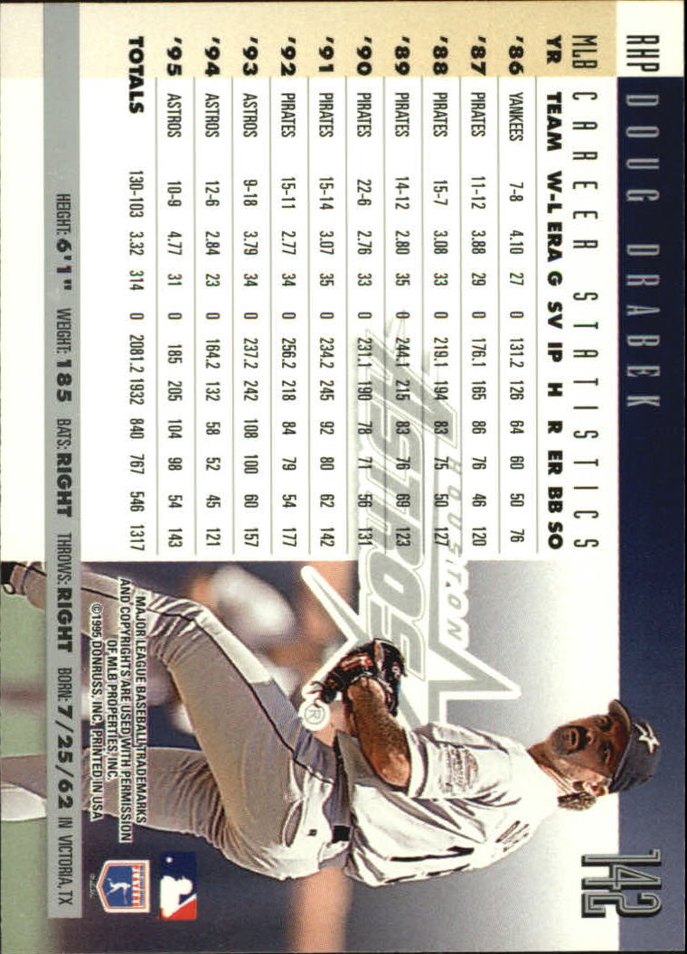 B2811- 1996 Donruss Baseball Cards 1-250 +Rookies -You Pick- 15+ FREE US SHIP - Picture 263 of 475