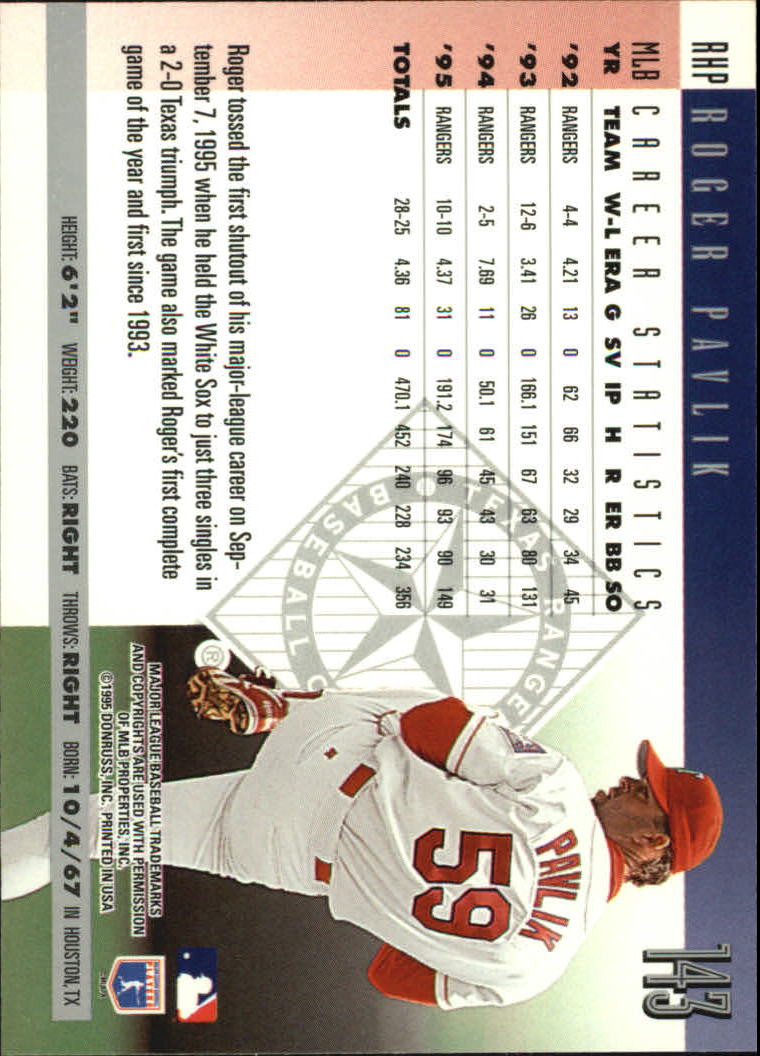 B2811- 1996 Donruss Baseball Cards 1-250 +Rookies -You Pick- 15+ FREE US SHIP - Picture 265 of 475