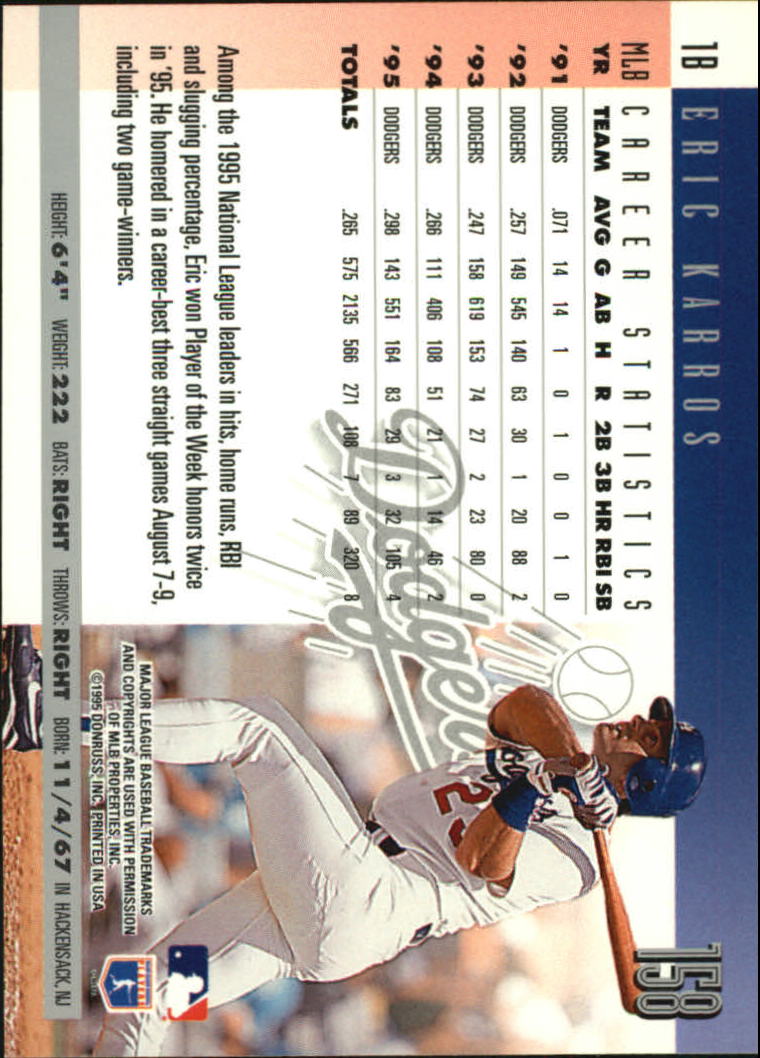 B2811- 1996 Donruss Baseball Cards 1-250 +Rookies -You Pick- 15+ FREE US SHIP - Picture 295 of 475
