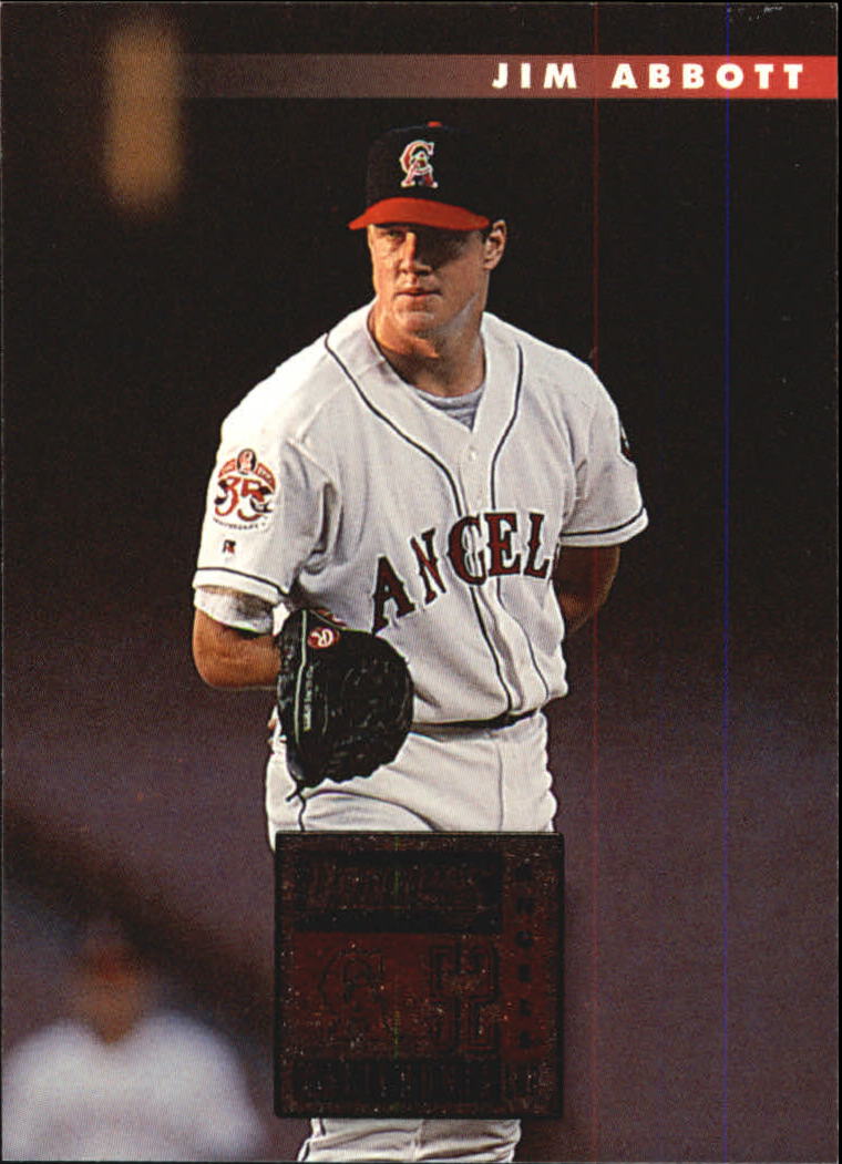 Jim Abbott 1996 Upper Deck #292 California Angels Baseball Card