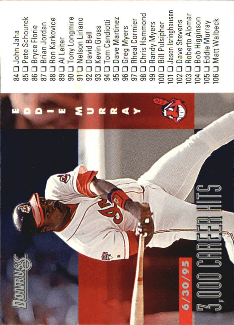 B2811- 1996 Donruss Baseball Cards 1-250 +Rookies -You Pick- 15+ FREE US SHIP - Picture 414 of 475