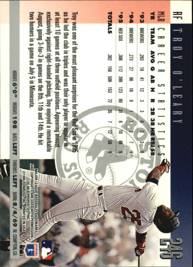 B2811- 1996 Donruss Baseball Cards 1-250 +Rookies -You Pick- 15+ FREE US SHIP - Picture 467 of 475