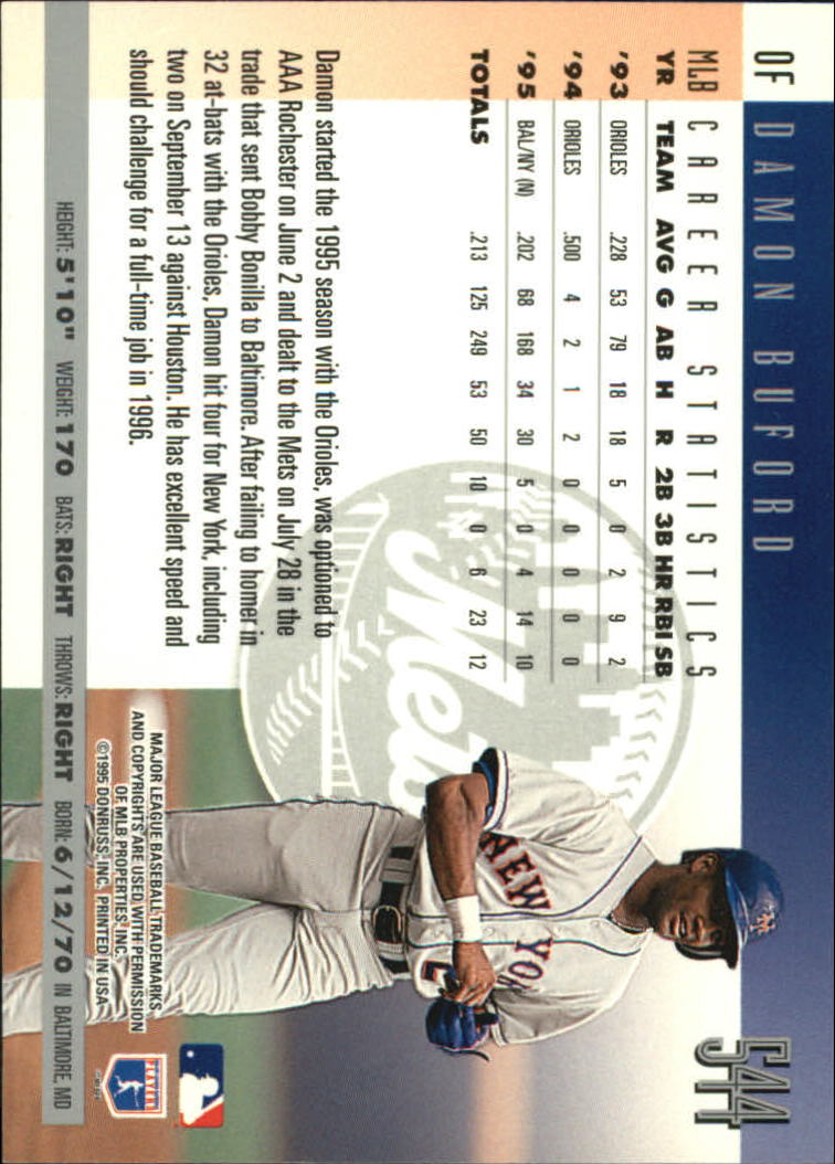 B2811- 1996 Donruss Baseball Cards 501-550 +Inserts -You Pick- 15+ FREE US SHIP - Picture 87 of 105