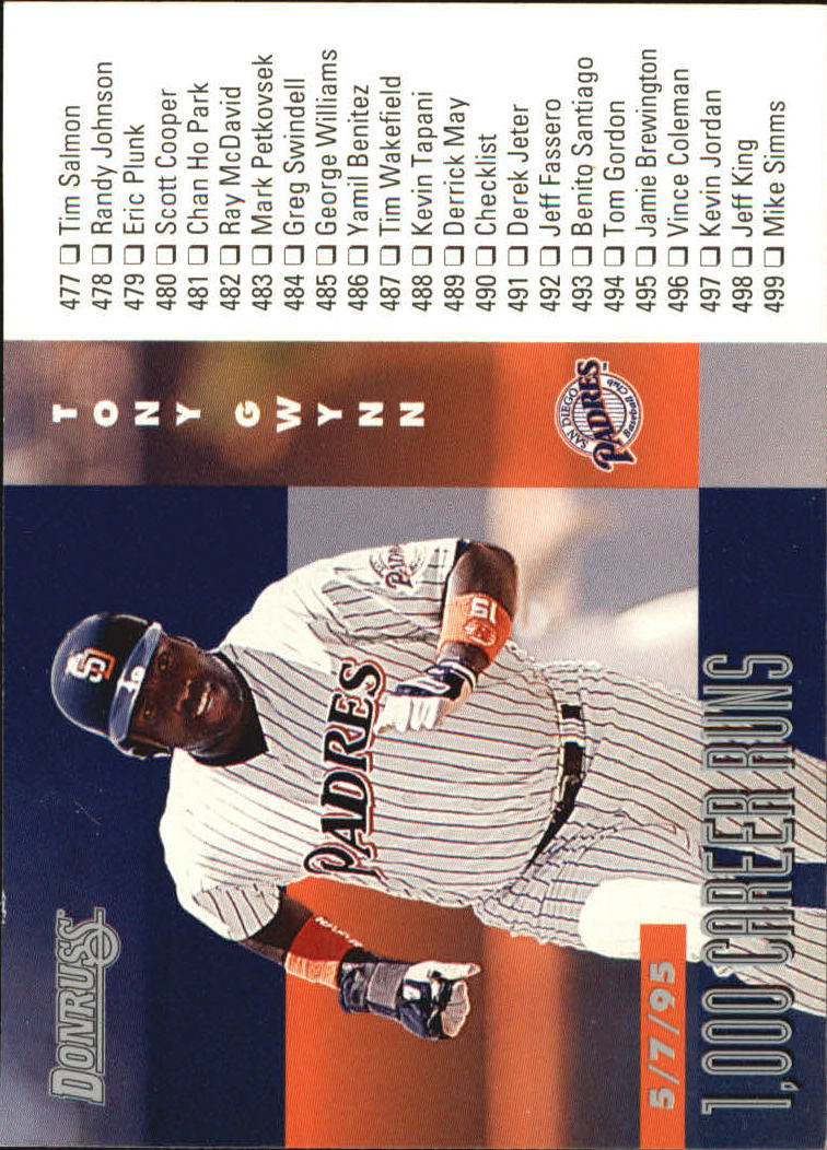 B2811- 1996 Donruss Baseball Cards 501-550 +Inserts -You Pick- 15+ FREE US SHIP - Picture 98 of 105
