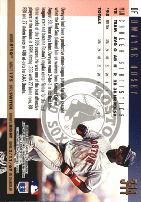 B0994- 1996 Donruss Press Proofs BB Cards 335-550 -You Pick- 15+ FREE US SHIP - Picture 15 of 313