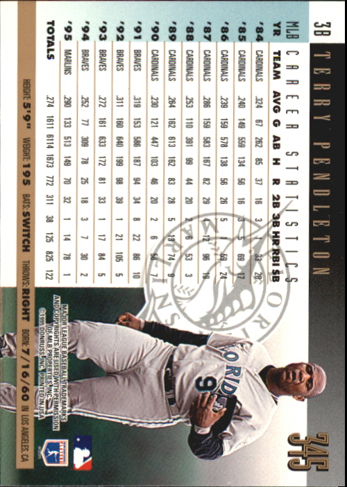 B0994- 1996 Donruss Press Proofs BB Cards 335-550 -You Pick- 15+ FREE US SHIP - Picture 17 of 313
