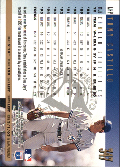 B0994- 1996 Donruss Press Proofs BB Cards 335-550 -You Pick- 15+ FREE US SHIP - Picture 21 of 313