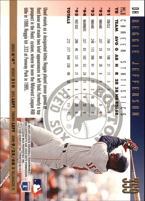 B0994- 1996 Donruss Press Proofs BB Cards 335-550 -You Pick- 15+ FREE US SHIP - Picture 35 of 313