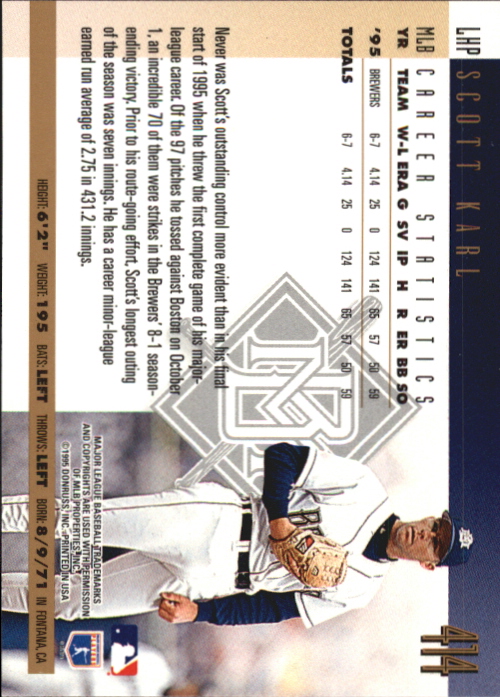 B0994- 1996 Donruss Press Proofs BB Cards 335-550 -You Pick- 15+ FREE US SHIP - Picture 111 of 313