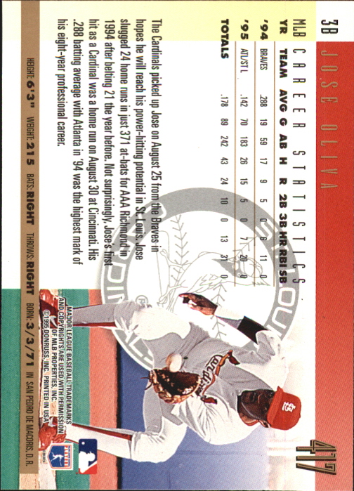 B0994- 1996 Donruss Press Proofs BB Cards 335-550 -You Pick- 15+ FREE US SHIP - Picture 117 of 313