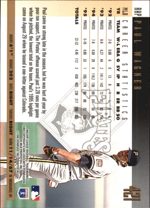 B0994- 1996 Donruss Press Proofs BB Cards 335-550 -You Pick- 15+ FREE US SHIP - Picture 121 of 313
