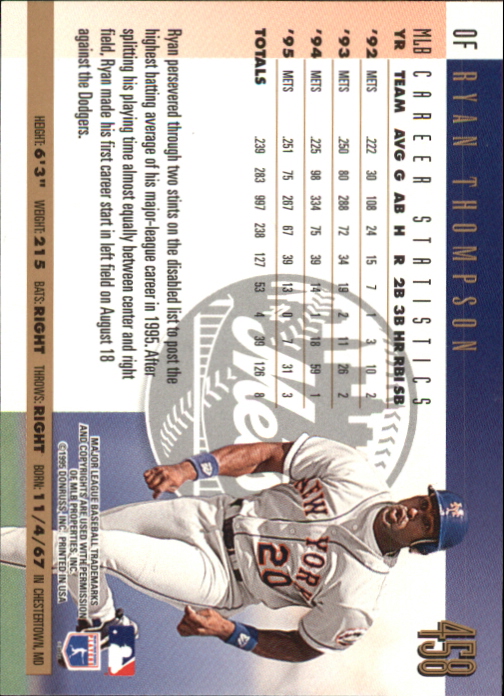 B0994- 1996 Donruss Press Proofs BB Cards 335-550 -You Pick- 15+ FREE US SHIP - Picture 183 of 313