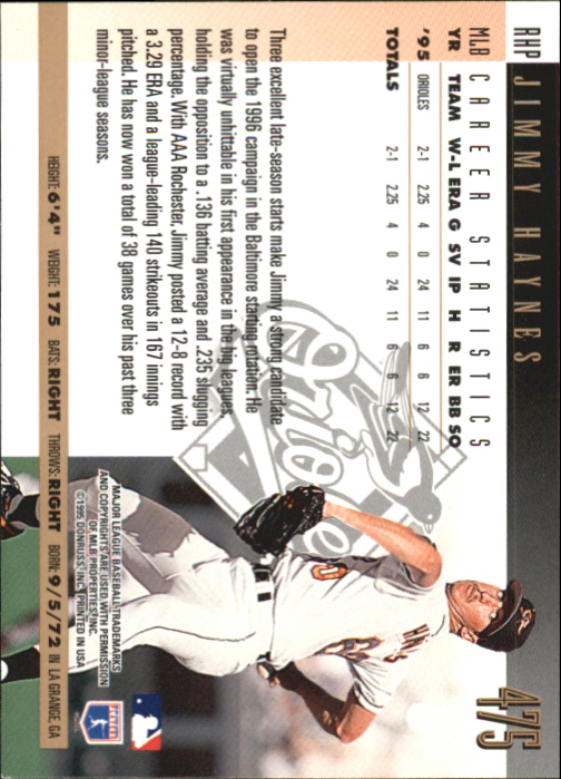 B0994- 1996 Donruss Press Proofs BB Cards 335-550 -You Pick- 15+ FREE US SHIP - Picture 201 of 313