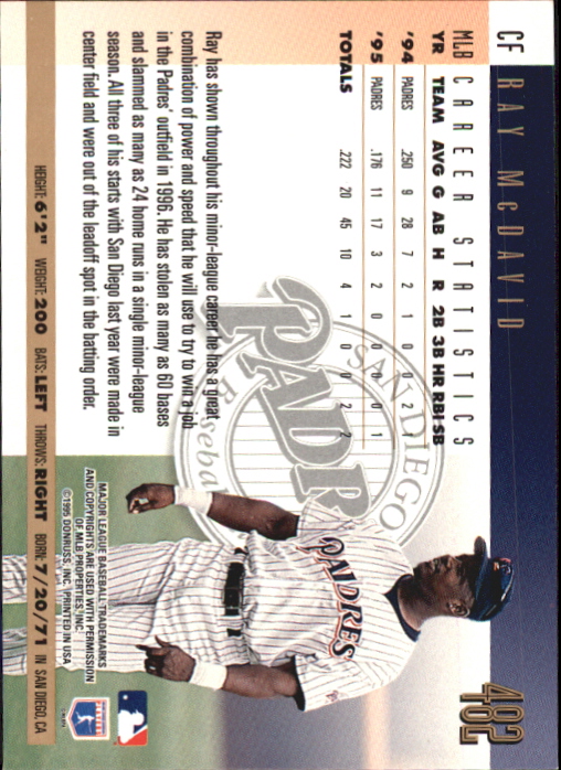 B0994- 1996 Donruss Press Proofs BB Cards 335-550 -You Pick- 15+ FREE US SHIP - Picture 211 of 313
