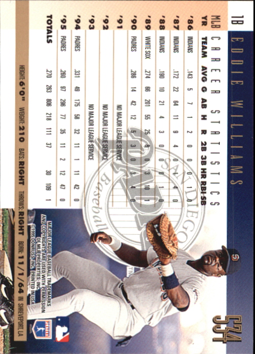 B0994- 1996 Donruss Press Proofs BB Cards 335-550 -You Pick- 15+ FREE US SHIP - Picture 285 of 313