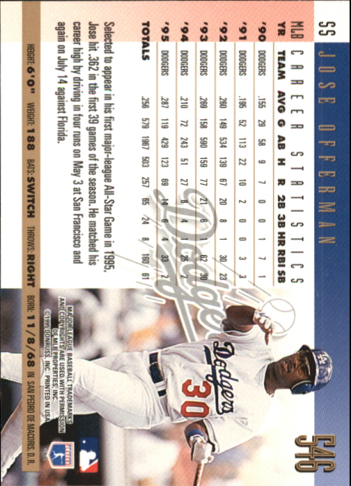 B0994- 1996 Donruss Press Proofs BB Cards 335-550 -You Pick- 15+ FREE US SHIP - Picture 307 of 313
