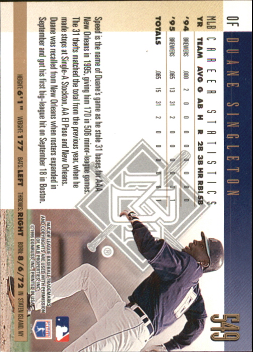 B0994- 1996 Donruss Press Proofs BB Cards 335-550 -You Pick- 15+ FREE US SHIP - Picture 313 of 313