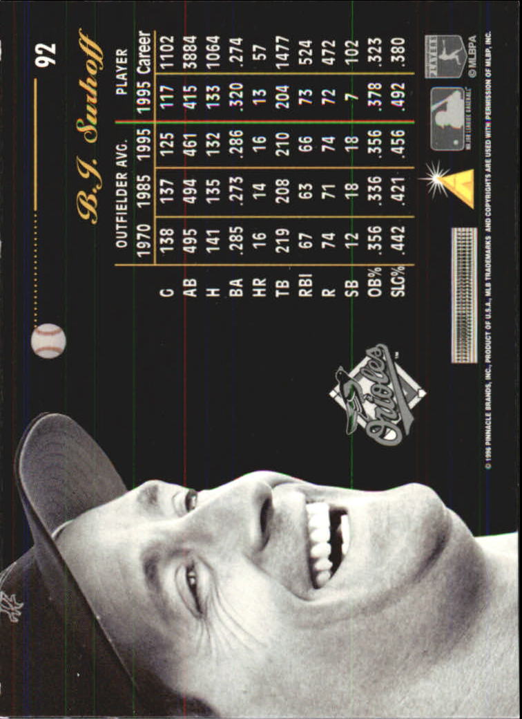 A7181- 1996 Pinnacle Aficionado BB 1-200 +Inserts -You Pick- 15+ FREE US SHIP - Picture 151 of 369