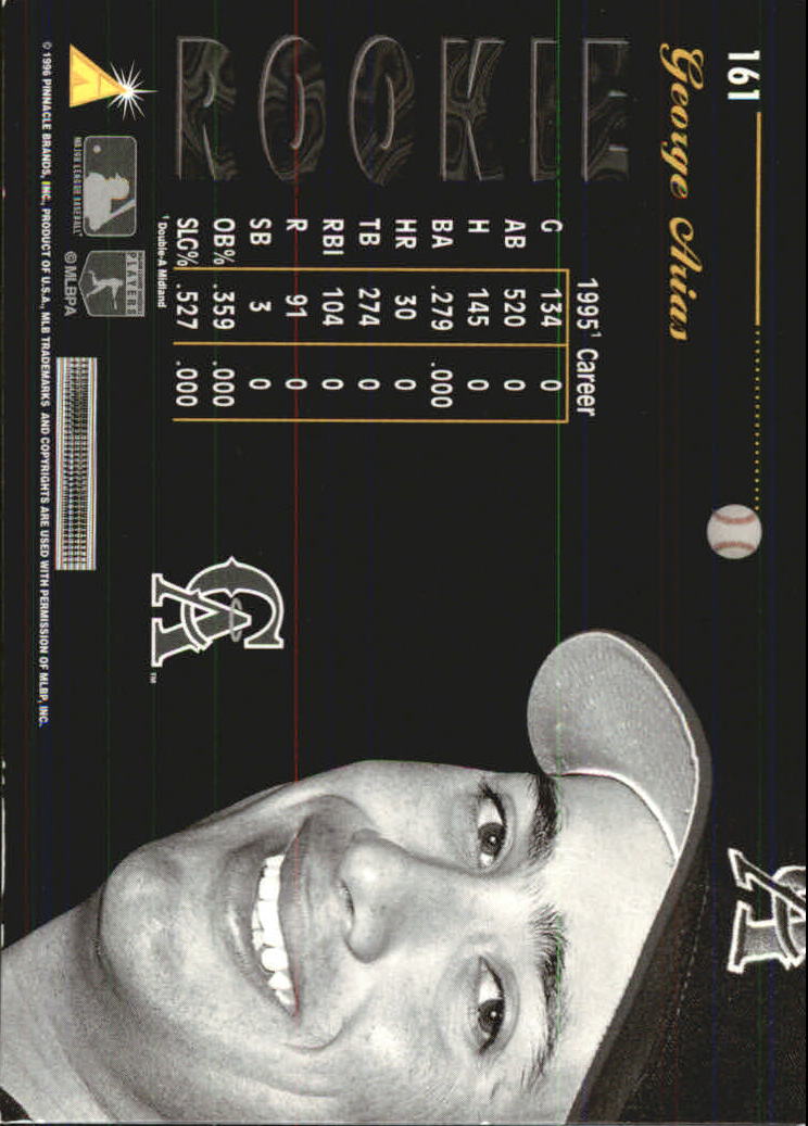 A7181- 1996 Pinnacle Aficionado BB 1-200 +Inserts -You Pick- 15+ FREE US SHIP - Picture 277 of 369