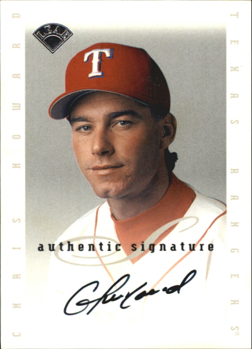 1996 Leaf Signature Extended Autographs #83 Chris Howard