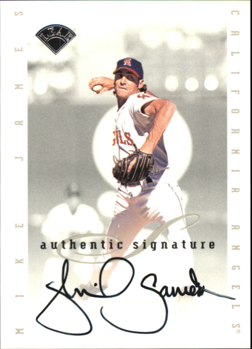 1996 Leaf Signature Extended Autographs #88 Mike James