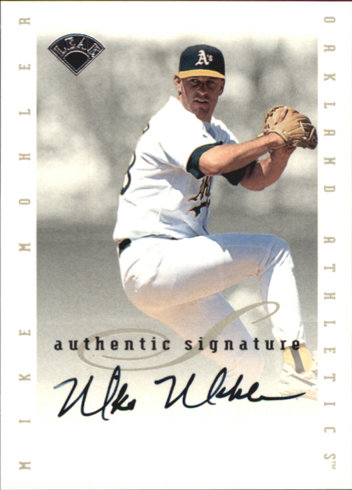 1996 Leaf Signature Extended Autographs #129 Mike Mohler