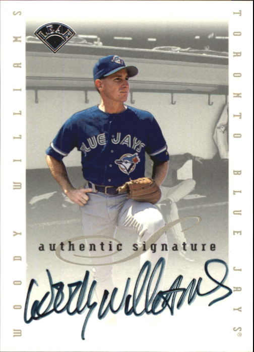 1996 Leaf Signature Extended Autographs #216 Woody Williams