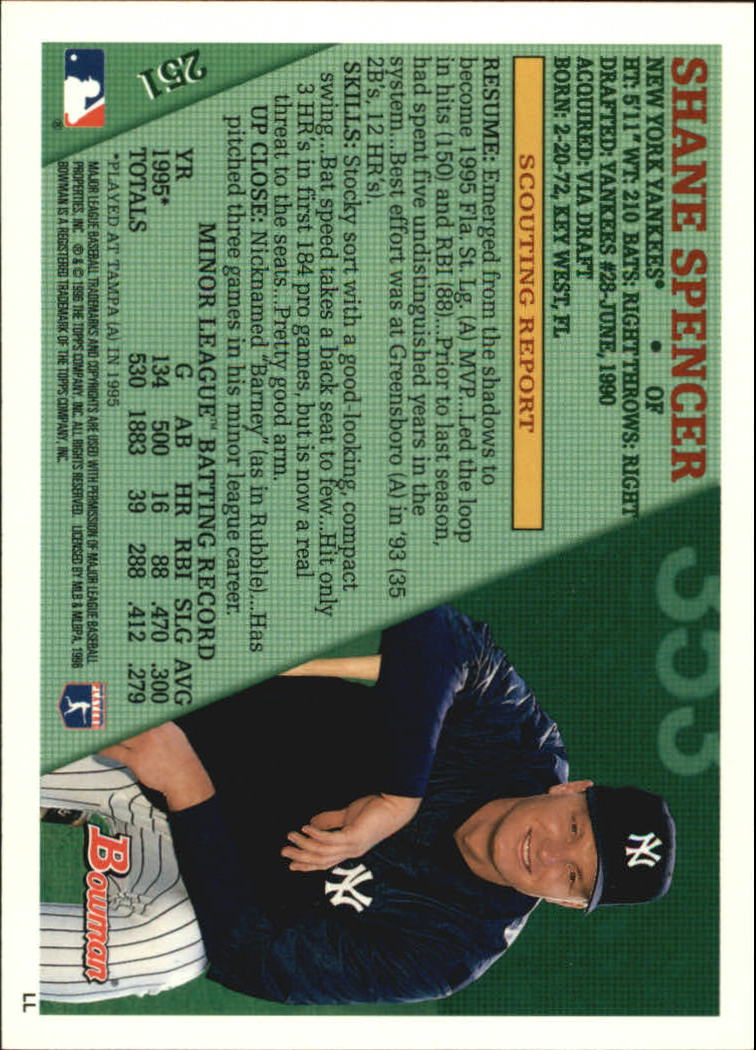 A7727- 1996 Bowman Baseball Cards 251-385 +Inserts -You Pick- 15+ FREE US SHIP - Picture 3 of 271