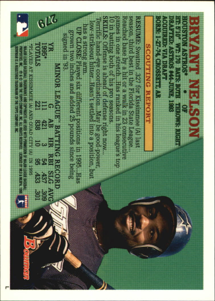 A7727- 1996 Bowman Baseball Cards 251-385 +Inserts -You Pick- 15+ FREE US SHIP - Picture 59 of 271