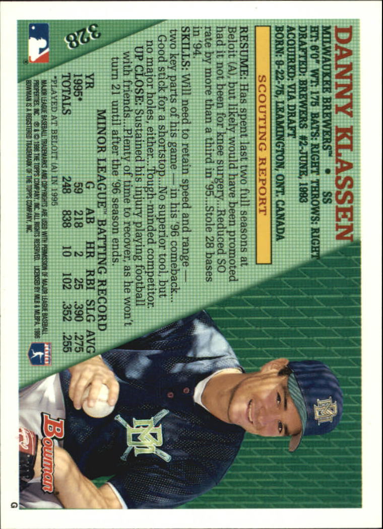 A7727- 1996 Bowman Baseball Cards 251-385 +Inserts -You Pick- 15+ FREE US SHIP - Picture 155 of 271