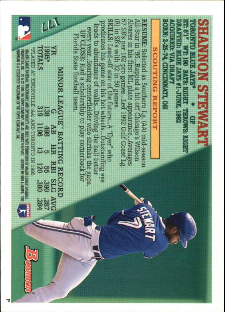 1996 Bowman Baseball "Foil" Parallel Cards - Picture 87 of 197
