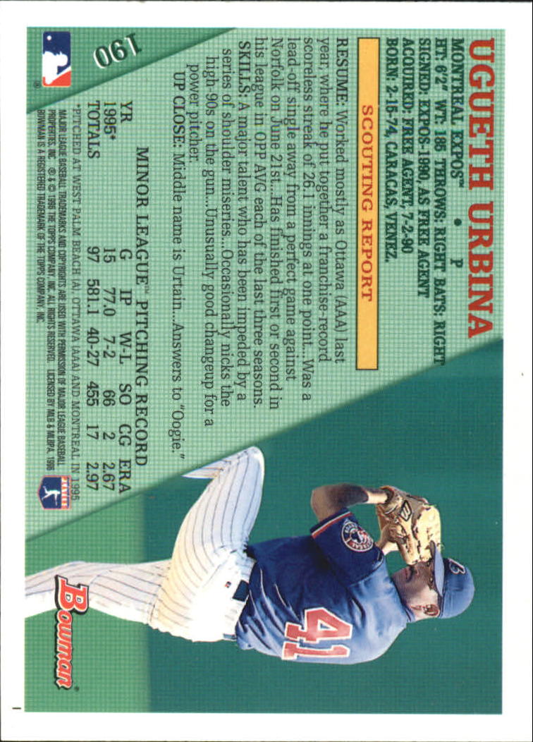 1996 Bowman Baseball "Foil" Parallel Cards - Picture 95 of 197