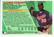 1996 Bowman Foil #374 Vladimir Guerrero back image