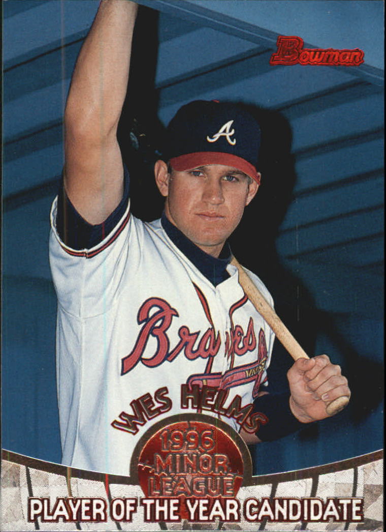 1996 Bowman Minor League POY #6 Wes Helms