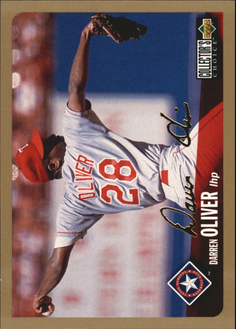 1996 Collector's Choice Gold Signature #734 Darren Oliver