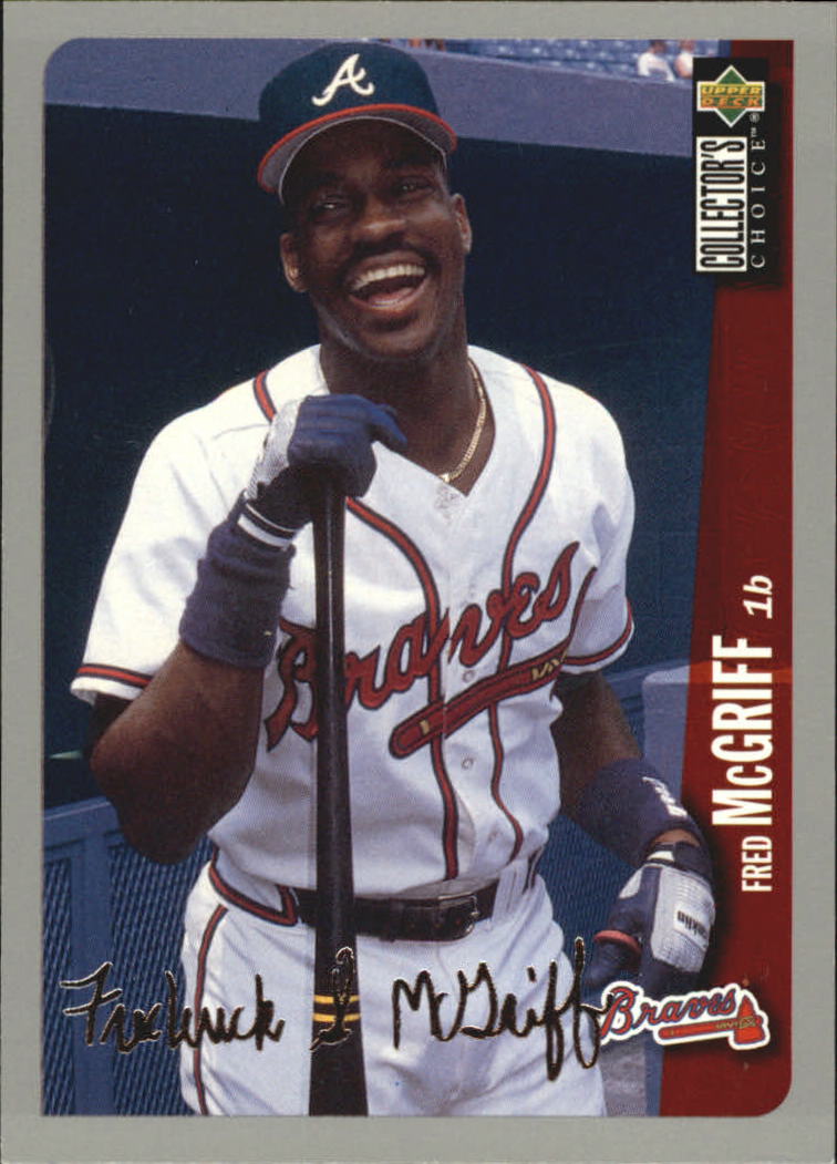 1996 Collector's Choice Silver Signature #45 Fred McGriff