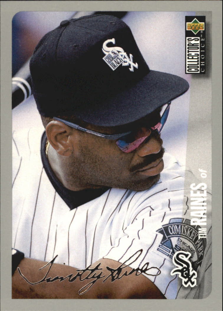 1996 Collector's Choice Silver Signature #95 Tim Raines