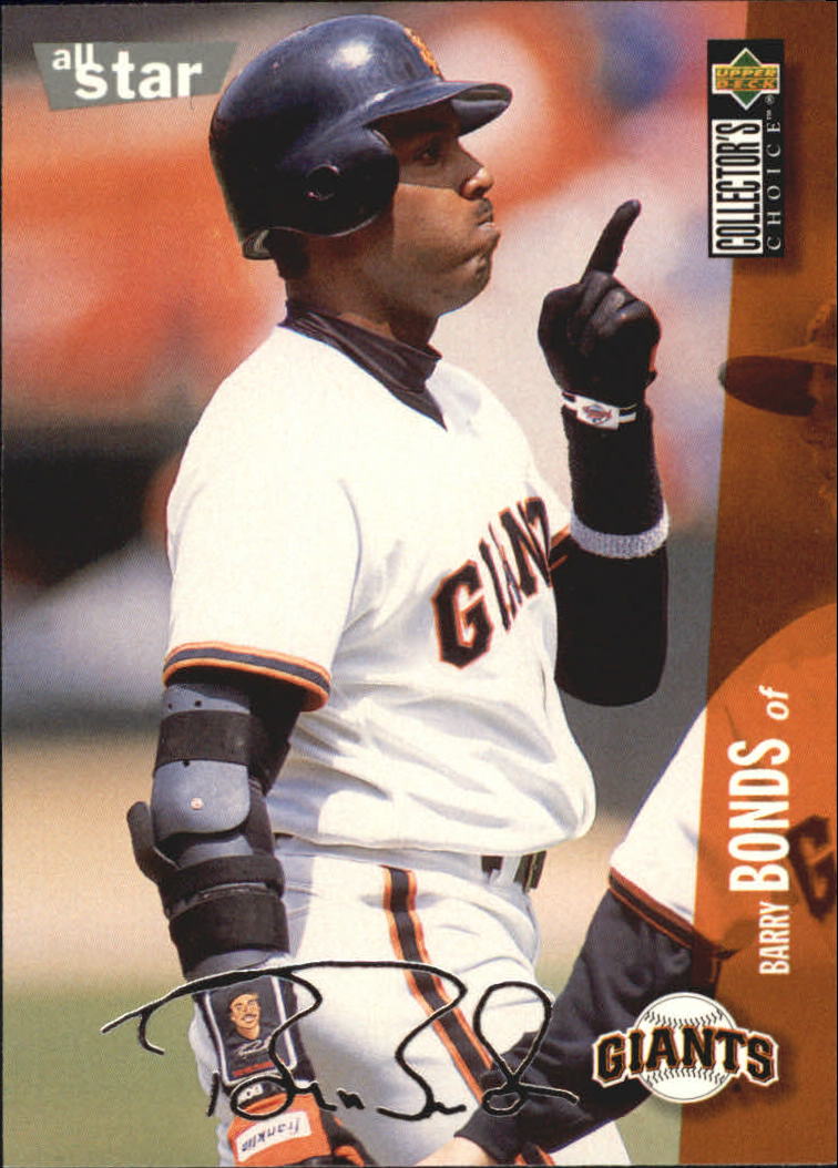 1996 Collector's Choice Silver Signature #300 Barry Bonds