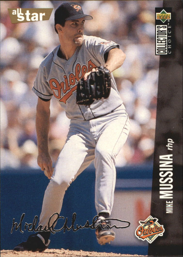 1996 Collector's Choice Silver Signature #465 Mike Mussina